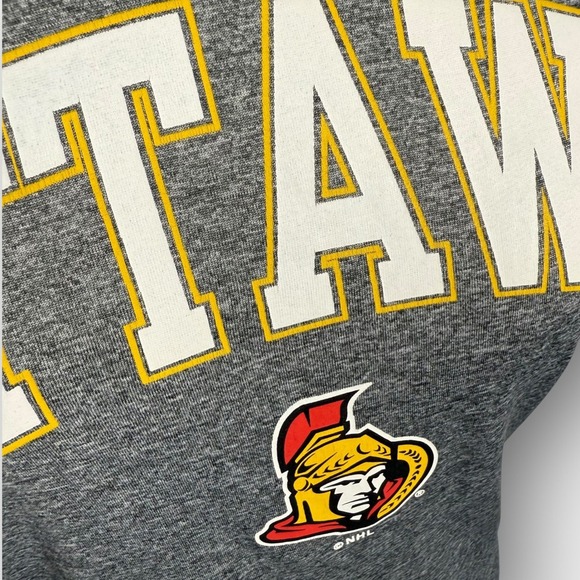 Ottawa Senators Grey NHL Graphic Short Sleeve Crew Neck T-Shirt Small - Picture 6 of 8